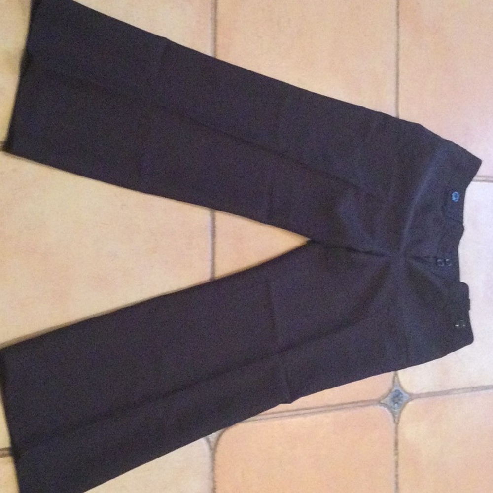 Ann Taylor new black lined Margo style trousers 8